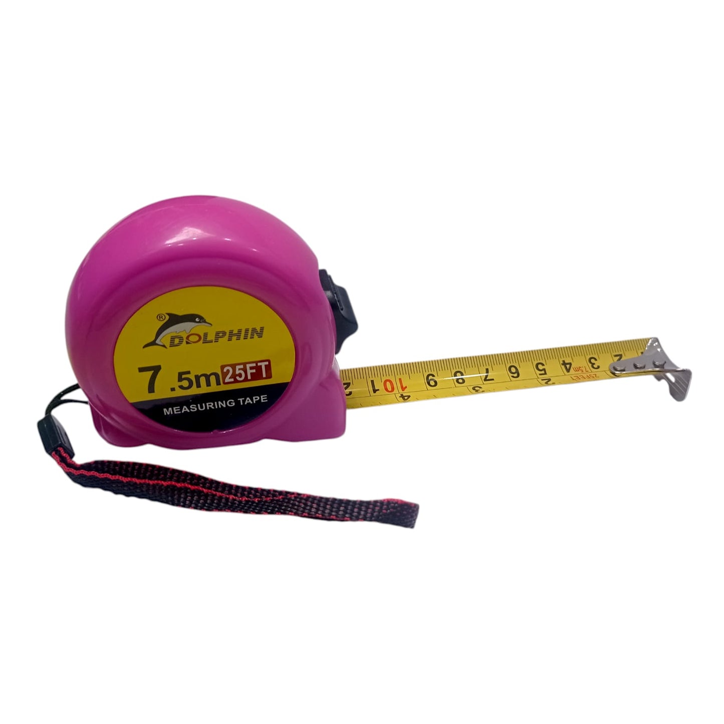 7.5 M / DOLPHIN Meteran Alat Ukur Tukang Bangunan Measuring Tape