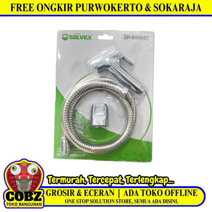 1/2 IN x 120 CM / SOLVEX Jet Shower Cebok Toilet Stainless Set