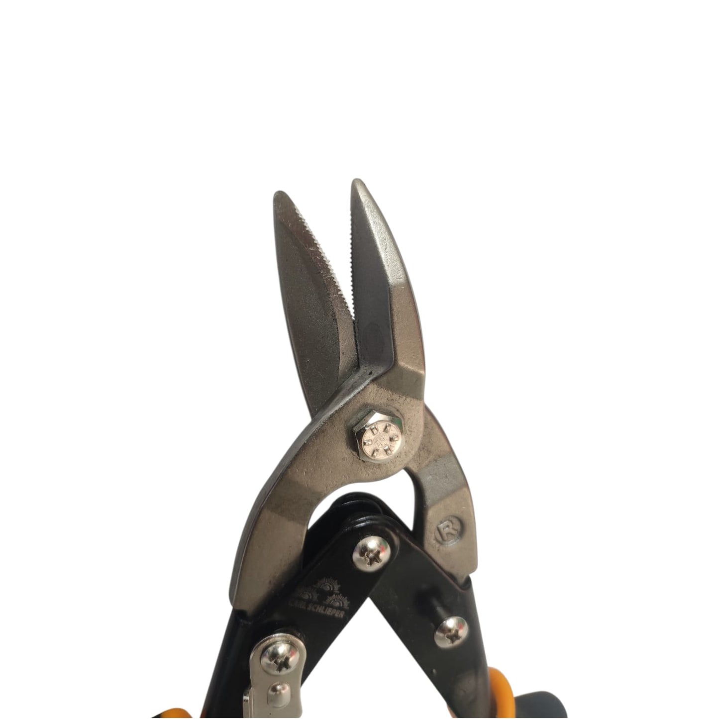 10 IN / CARL SCHLIEPER RIGHT Gunting Hollow Baja Ringan Seng Aviation Snip Scissors