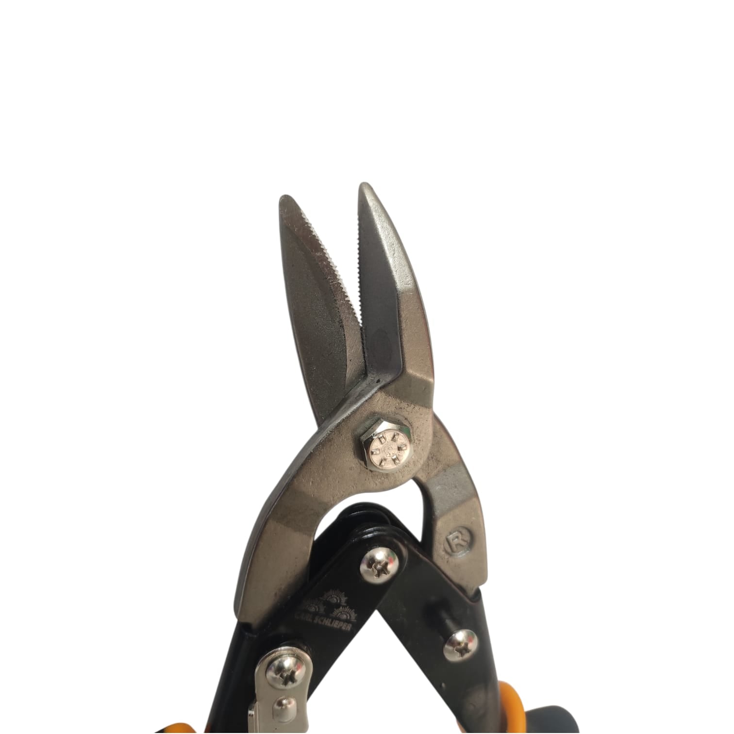 10 IN / CARL SCHLIEPER RIGHT Gunting Hollow Baja Ringan Seng Aviation Snip Scissors