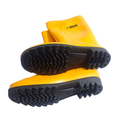 NO 42 / GRT Sepatu Boot Kebun Pabrik Proyek Safety Karet Kuning Set