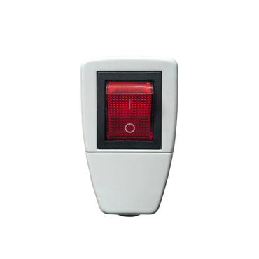 LIGHTHOUSE Steker Jek Colokan Kabel Cowok Male Putih + Switch