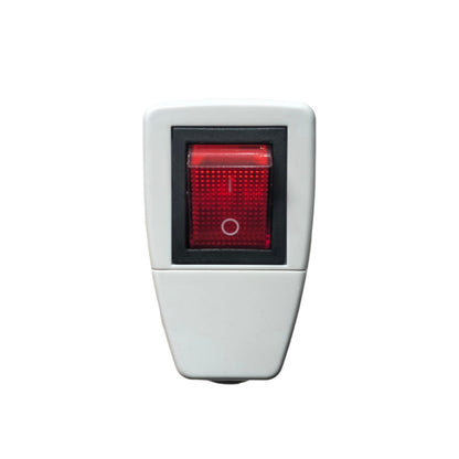 LIGHTHOUSE Steker Jek Colokan Kabel Cowok Male Putih + Switch
