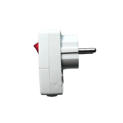 LIGHTHOUSE Steker Jek Colokan Kabel Cowok Male Putih + Switch