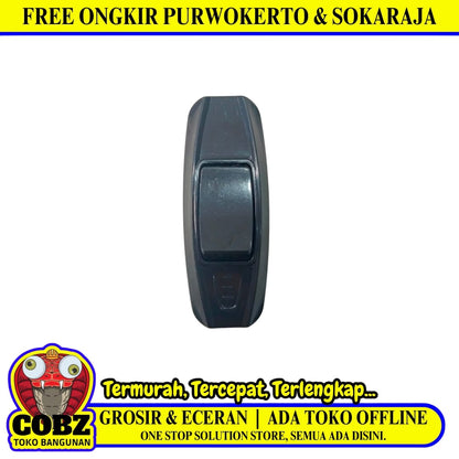AMIKO Saklar Gantung Single Switch Kabel ON OFF PVC Hitam
