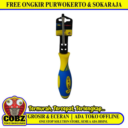 4 IN / CPT NATIONAL Obeng Radio Screwdriver One Way Minus Gagang Bahan