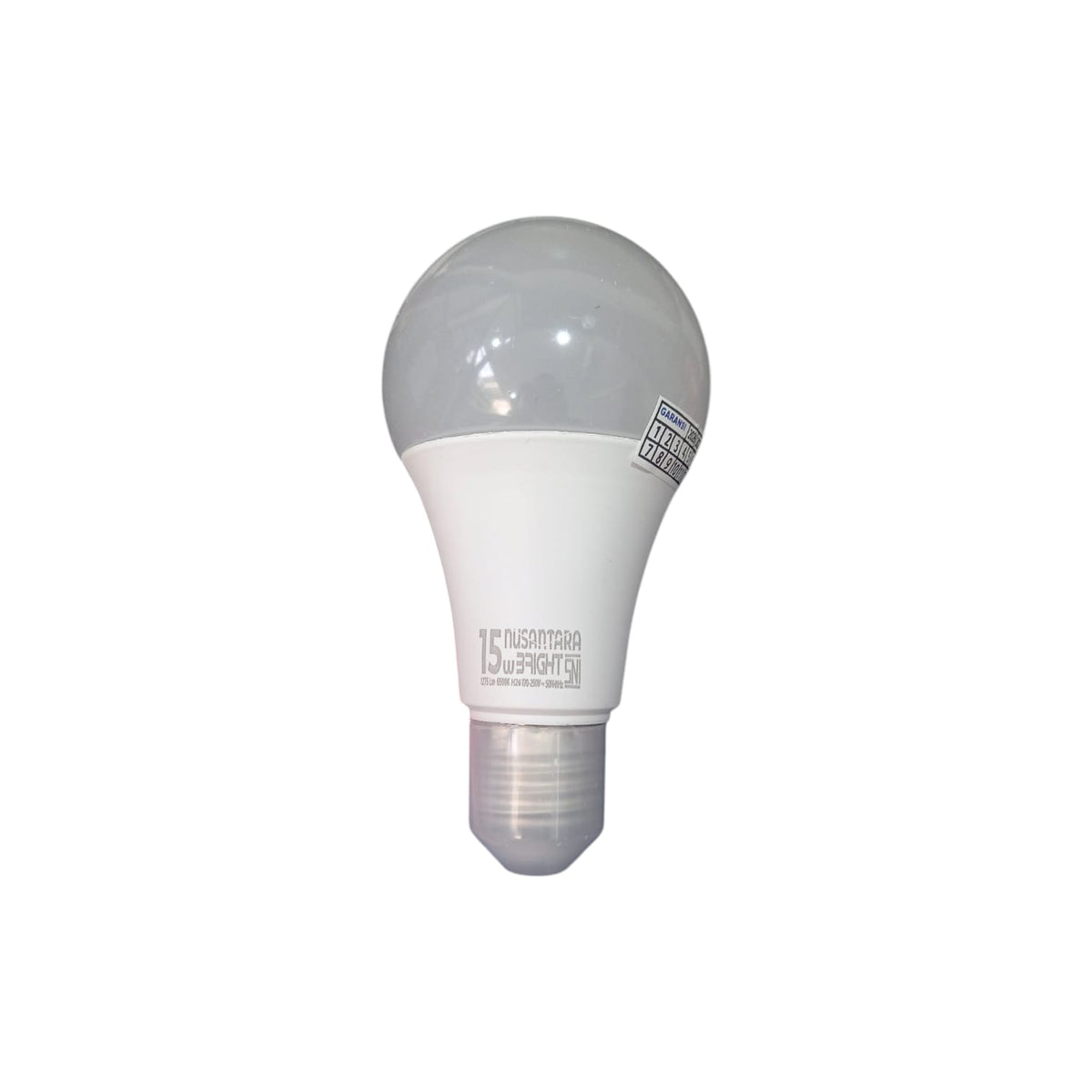 15 WATT / NUSANTARA BRIGHT LED Lampu Bohlam Bulb Moto Putih