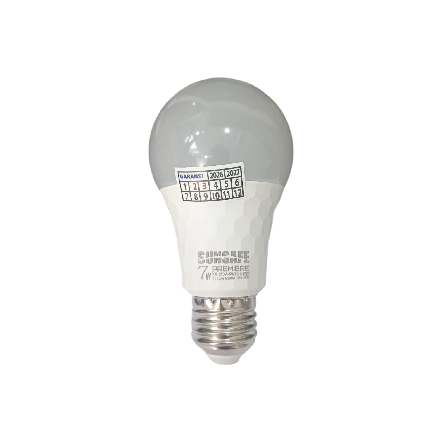 7 WATT / SUNSAFE PREMIERE LED Lampu Bohlam Bulb Moto Putih