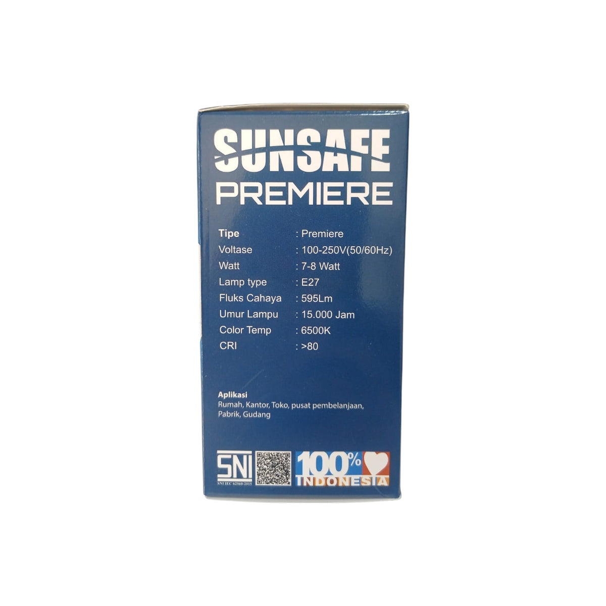 7 WATT / SUNSAFE PREMIERE LED Lampu Bohlam Bulb Moto Putih