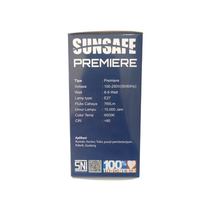 5 WATT / SUNSAFE PREMIERE LED Lampu Bohlam Bulb Moto Putih