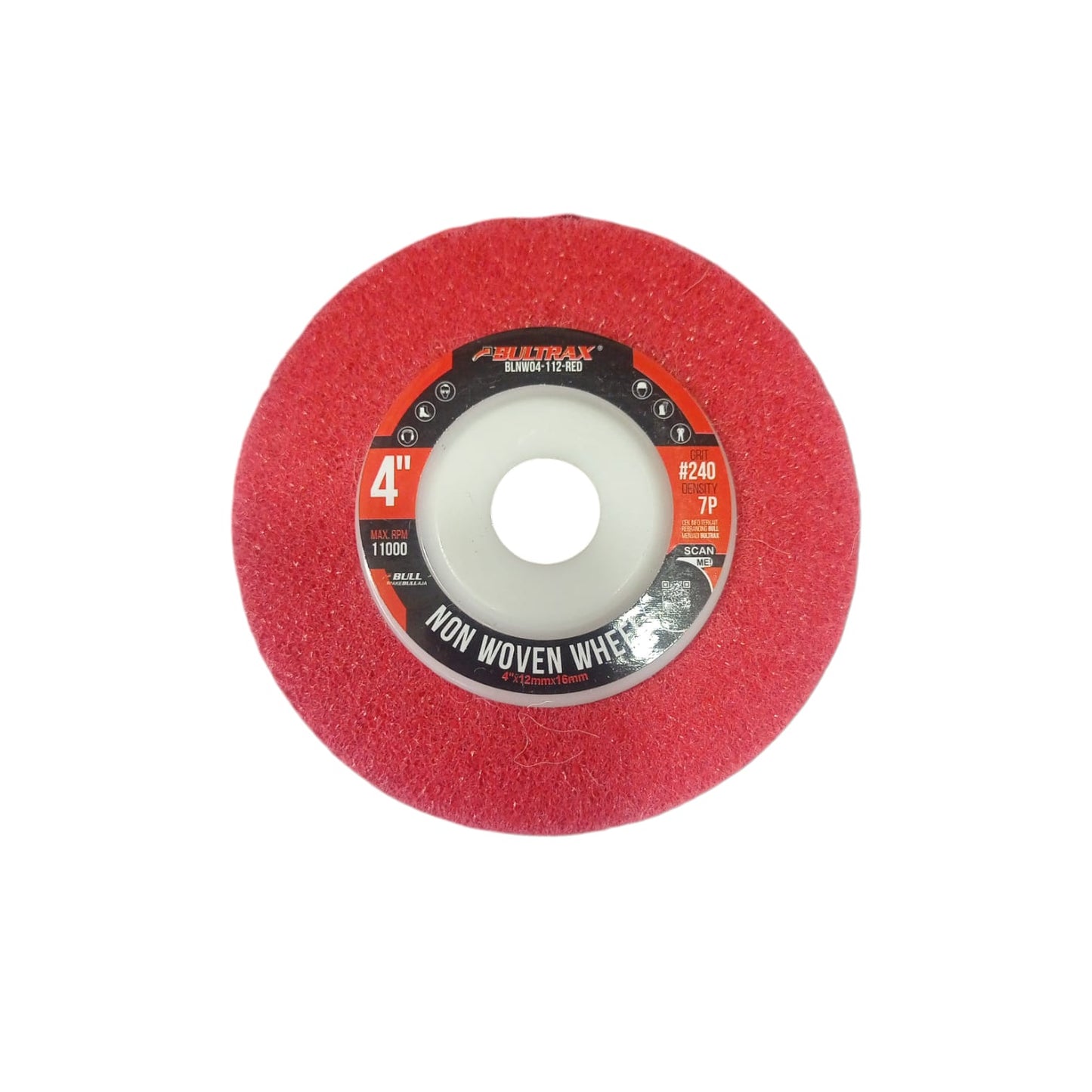 4 IN / BULTRAX Wool Polish Polishing Sponge Poles Merah