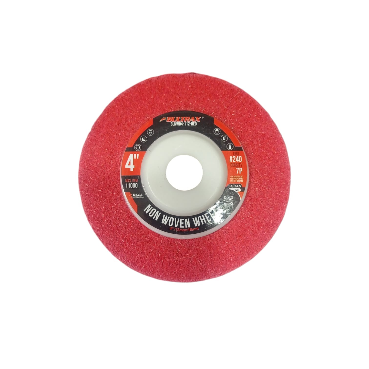 4 IN / BULTRAX Wool Polish Polishing Sponge Poles Merah