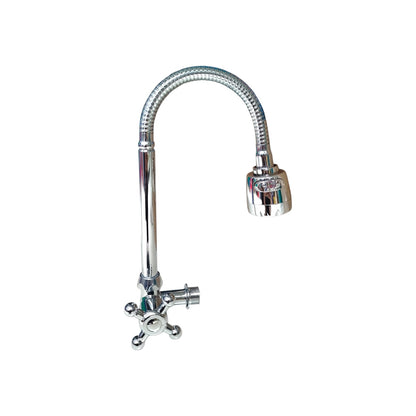 1/2 IN / VIPER Kran Angsa Fleksibel Sink BCP Tembok Stainless