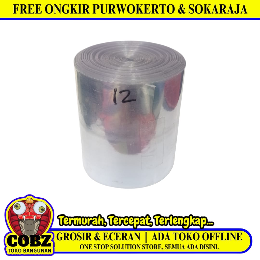 12 CM x 1 KG / TM Plastik Heatshrink Roll