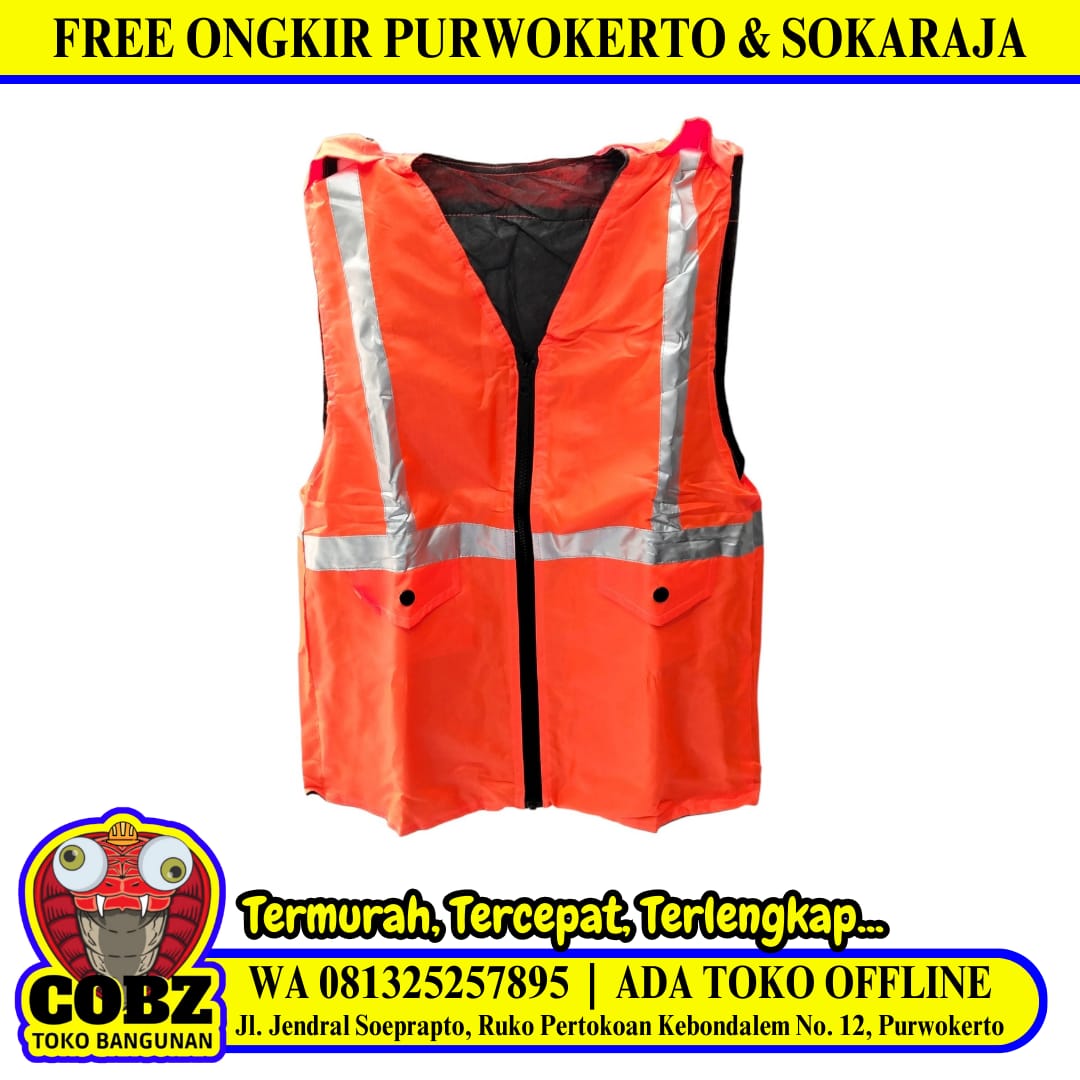 SIZE L / COBZ Rompi Proyek Tukang Kerja Lapangan Parasit Orange