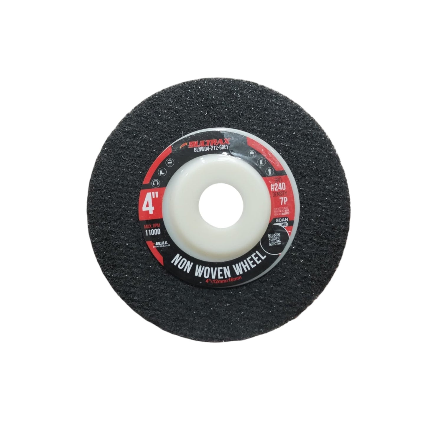 4 IN / BULTRAX Wool Polish Polishing Sponge Poles Hitam