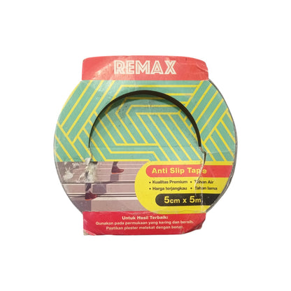 50 MM x 5 M / REMAX Lakban Stepnosing Lantai Anti Slip Hitam Roll