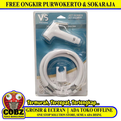 1/2 IN x 120 CM / VISTARA VTSR 110-WSSH Jet Shower Cebok Toilet Plastik PVC Set