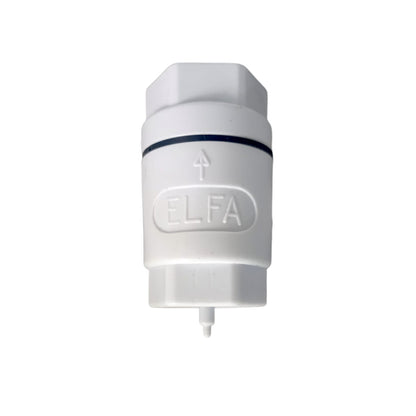1/2 IN / ELFA Tosen Tusen Tesen Foot Klep Valve Plastik PVC