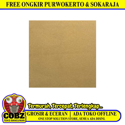 50 CM x 50 CM / UNO TROY Keramik Lantai Teras Garasi Matte Cream Dus