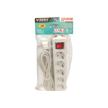 5 LB x 500 CM / VISERO Stop Kontak Colokan Terminal Kabel 5 M