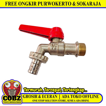 1/2 IN / CINTAI 03 Kran Air Tembok Taman Kamar Mandi Stainless