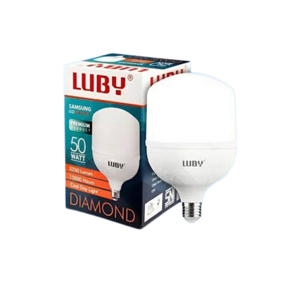 50 WATT / LUBY LED Lampu Bohlam Bulb Moto Putih