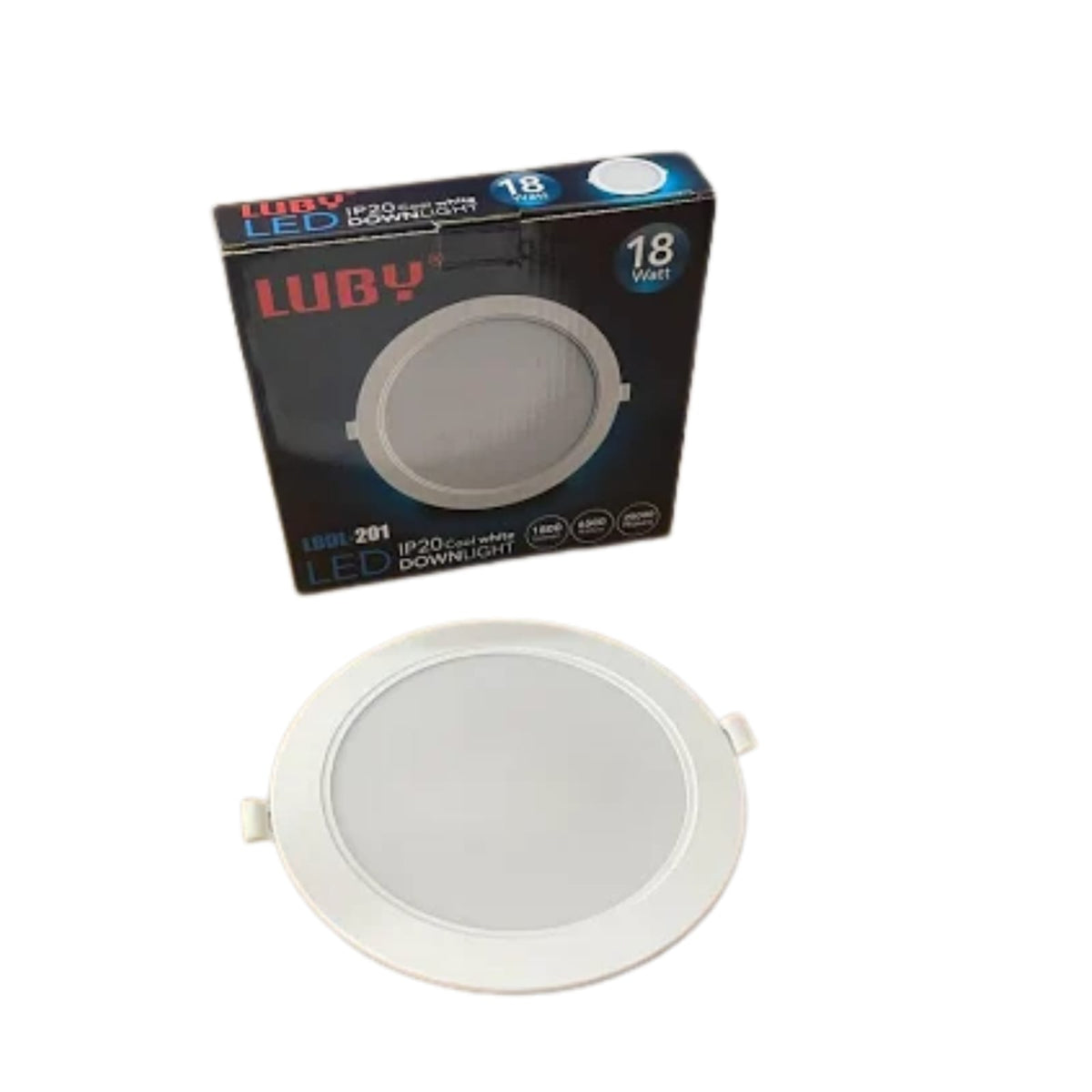 18 WATT / LUBY LED Downlight Lampu Tanam Plafon Putih