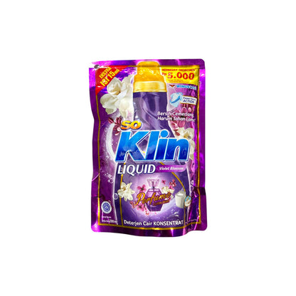 230 G / SOKLIN LIQUID VIOLET BLOSSOM Sabun Cuci Pakaian Pcs