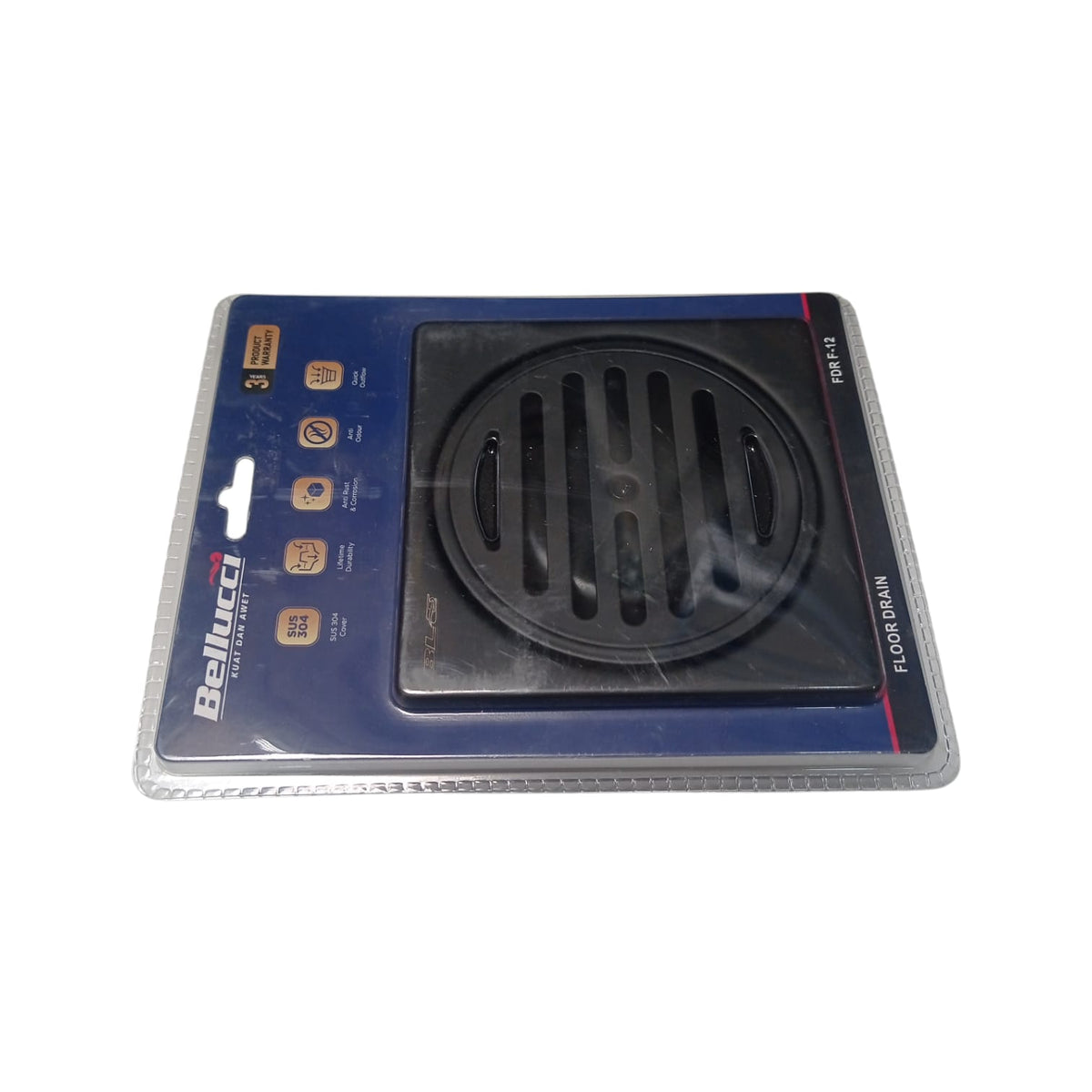 4 1/2 IN / BELLUCCI Saringan Got Leher Panjang Floor Drain Stainless