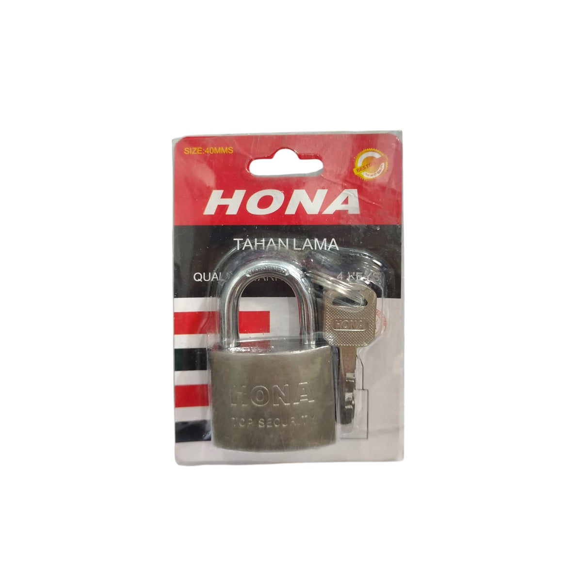 40 MM / HONA Gembok Pintu Pagar Padlock Anti Maling Leher Pendek