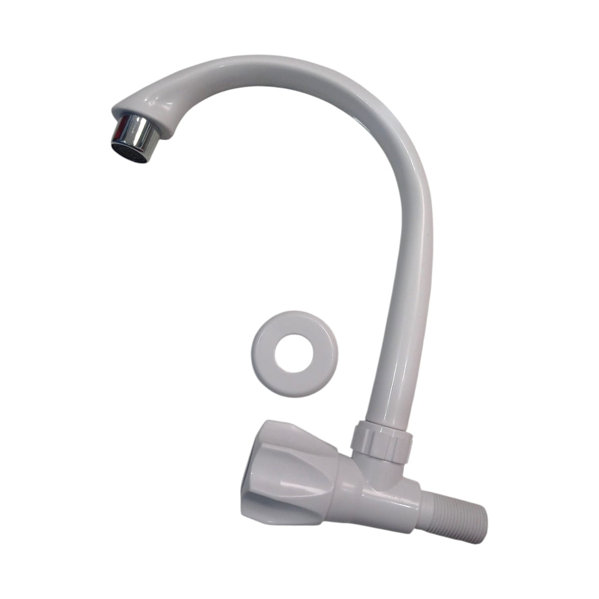 1/2 IN / VISTARA VTZF803A-WFA Kran Angsa Sink Bak Cuci Piring Tembok Plastik PVC