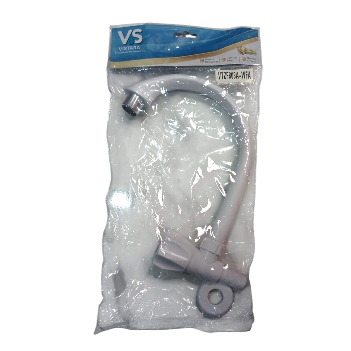 1/2 IN / VISTARA VTZF803A-WFA Kran Angsa Sink Bak Cuci Piring Tembok Plastik PVC