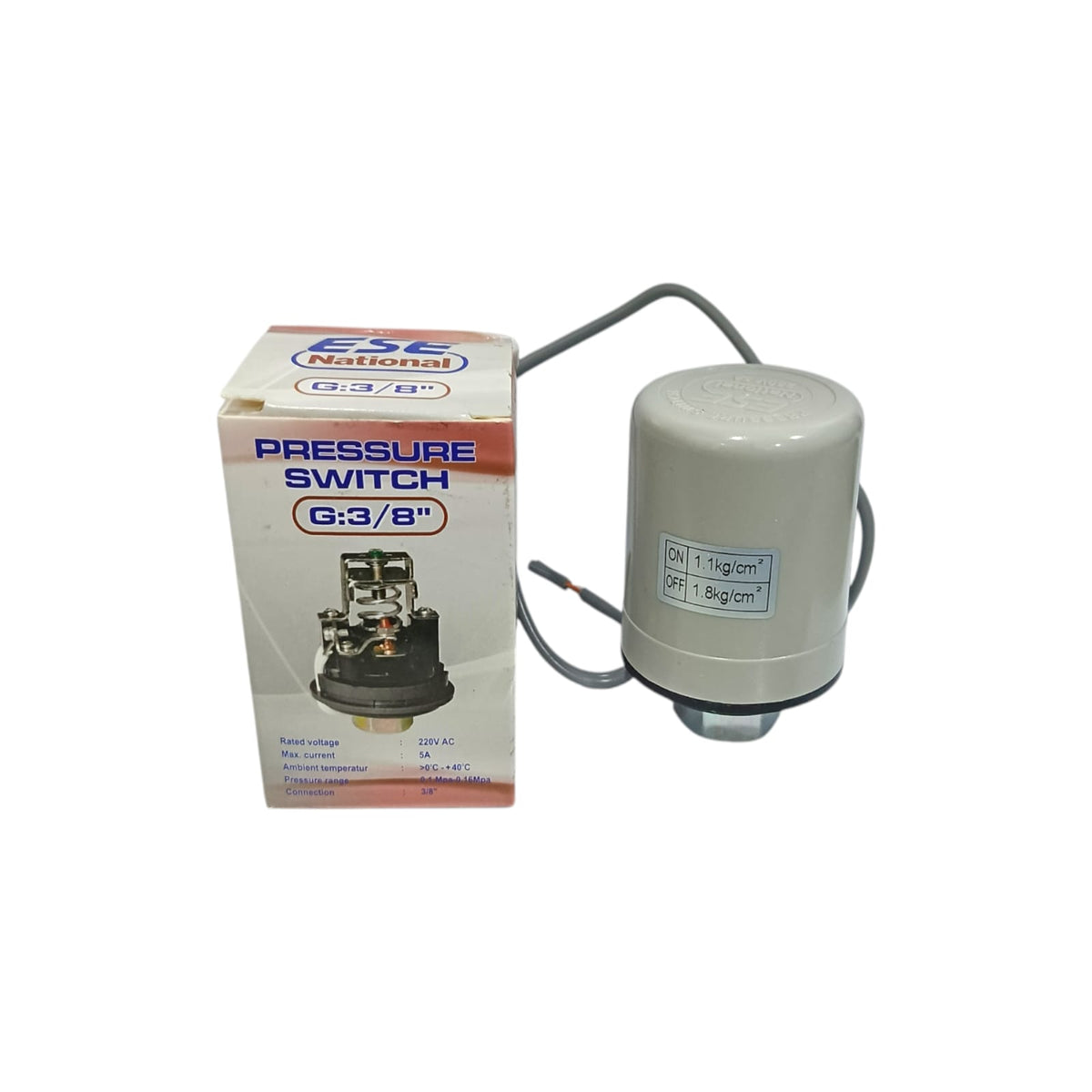 3/8 IN / ESE NATIONAL 03 Otomatis Pompa Air Pressure Switch Control
