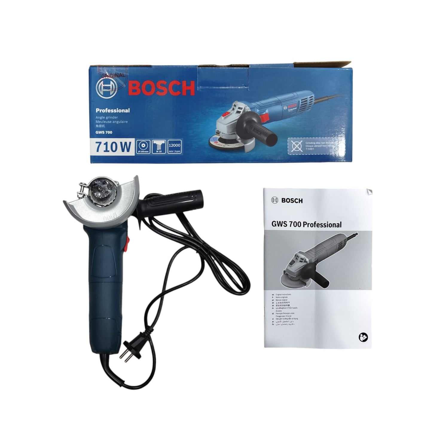 BOSCH GWS 700  Mesin Gerinda Tangan Kabel Set