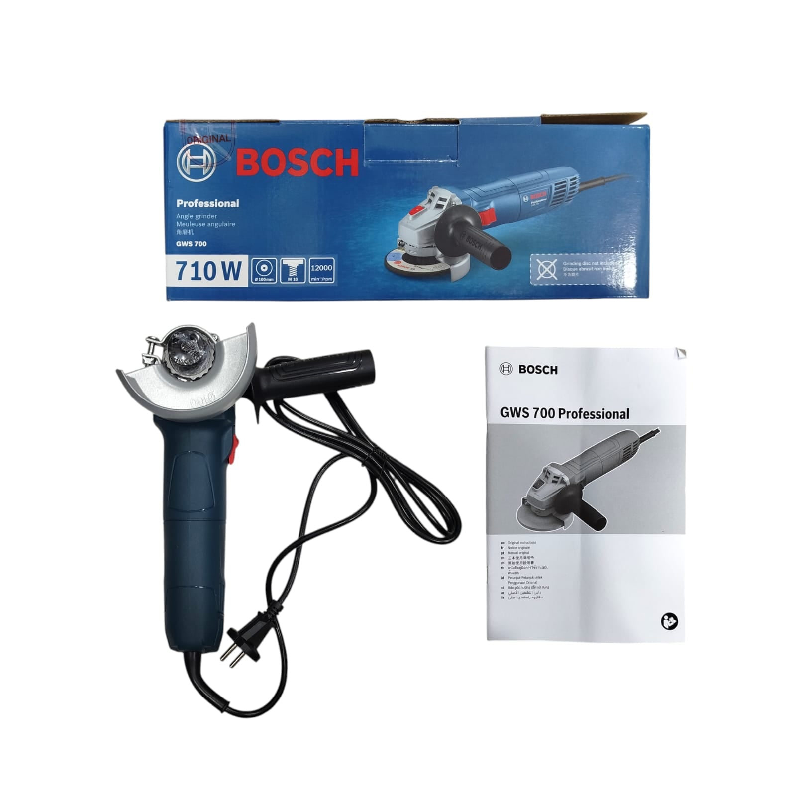 BOSCH GWS 700  Mesin Gerinda Tangan Kabel Set