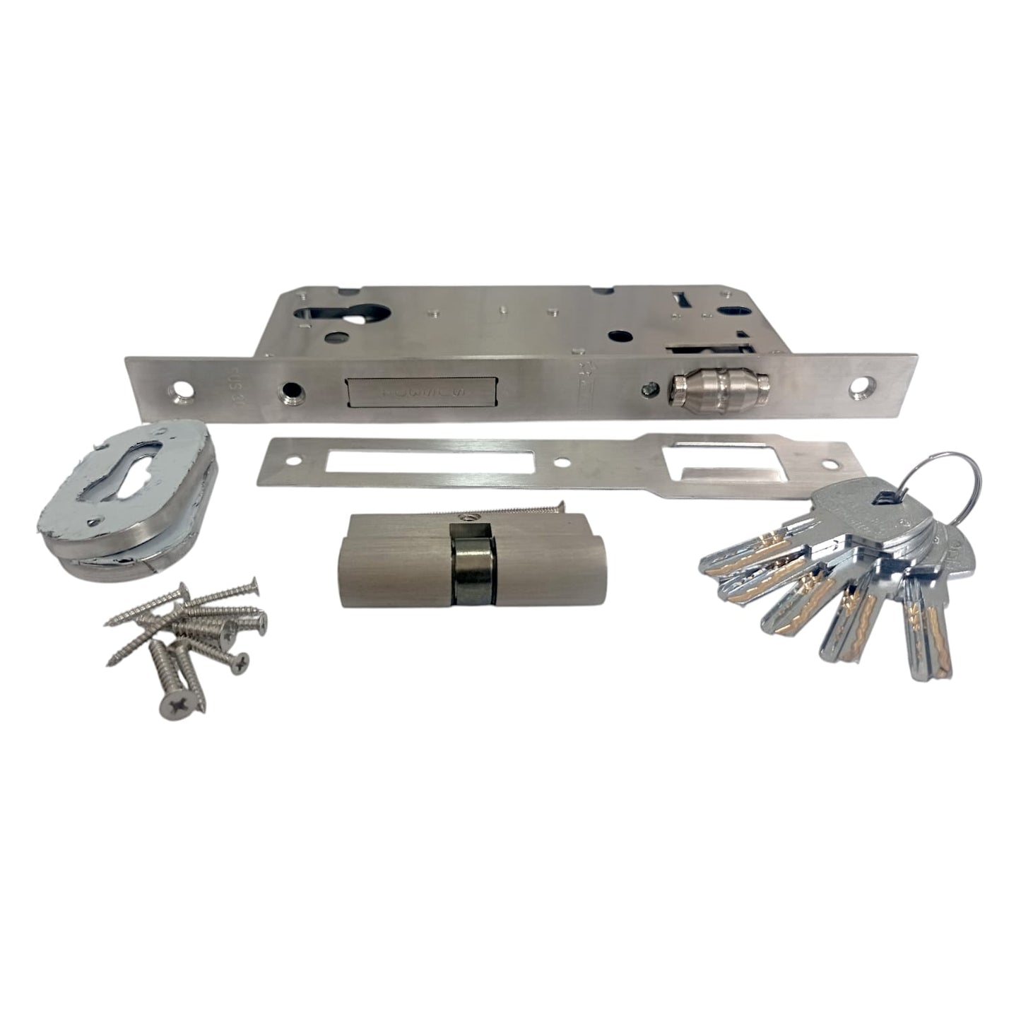 ARCEL Slot Body Kunci Pintu Roller Pelor 2 Rumah Double Besar Set