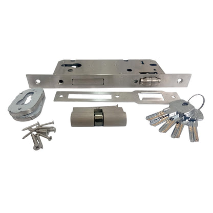 ARCEL Slot Body Kunci Pintu Roller Pelor 2 Rumah Double Besar Set