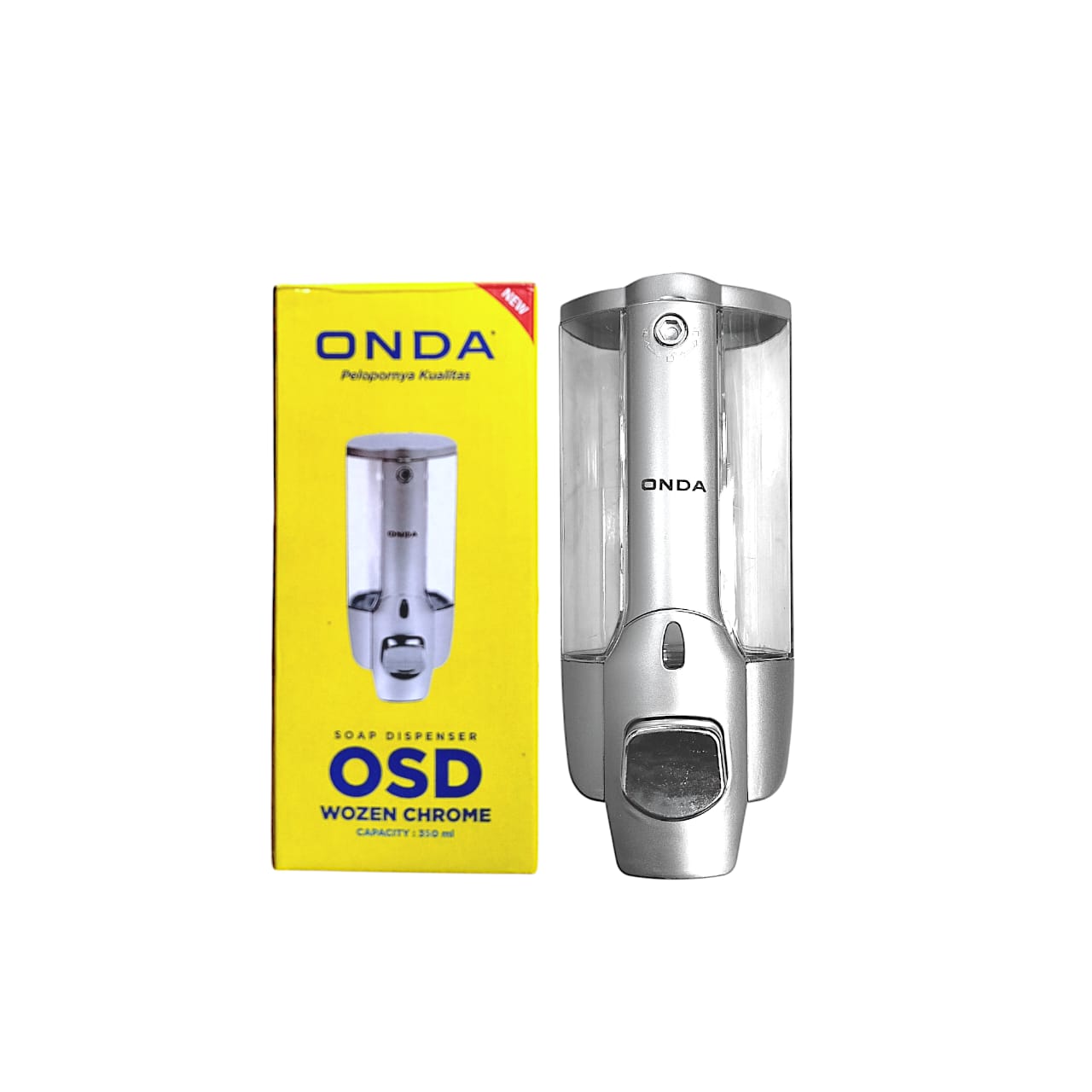 350 ML / ONDA OSD WOZEN CHROME Dispenser Sabun Manual 1 Tabung