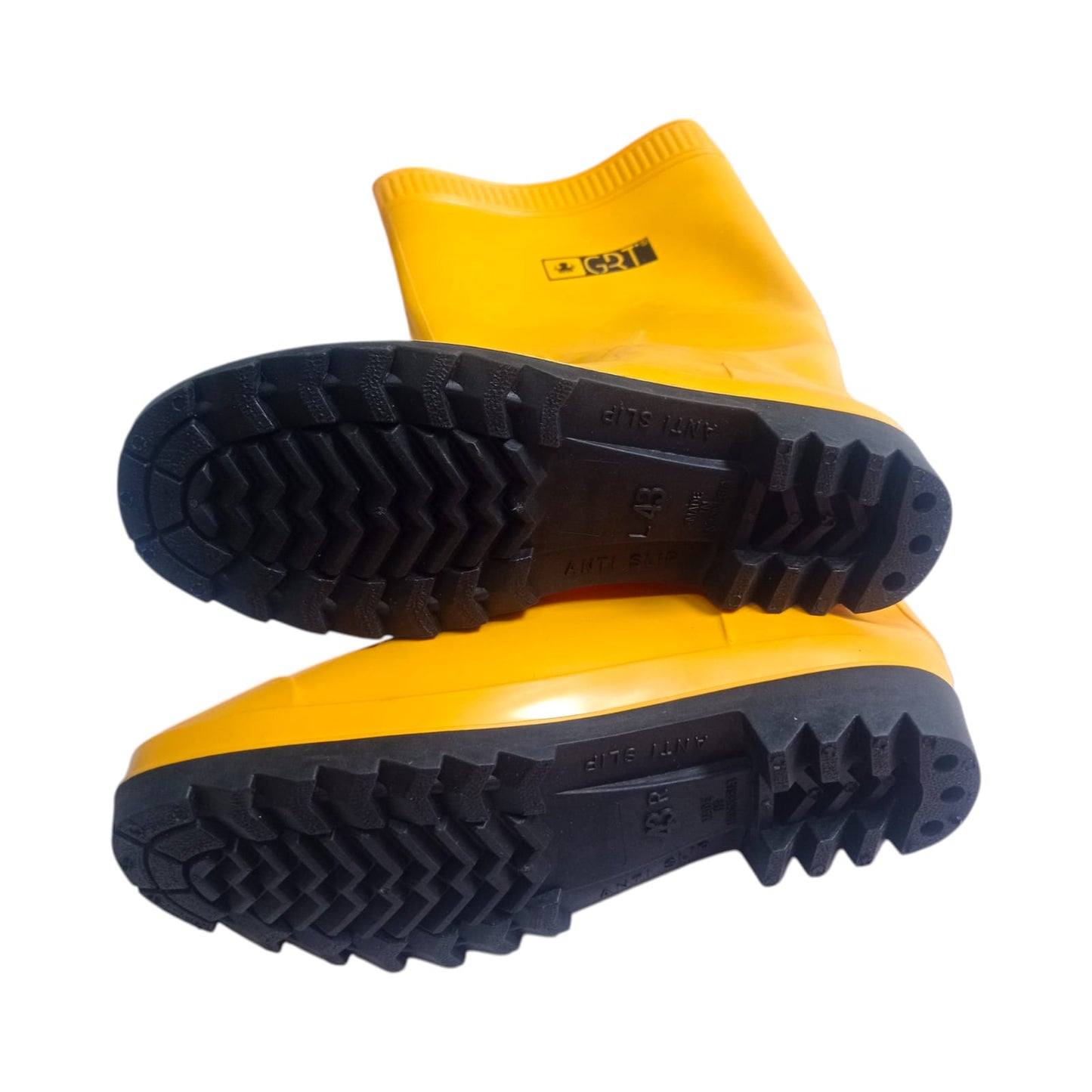NO 43 / GRT Sepatu Boot Kebun Pabrik Proyek Safety Karet Kuning Set