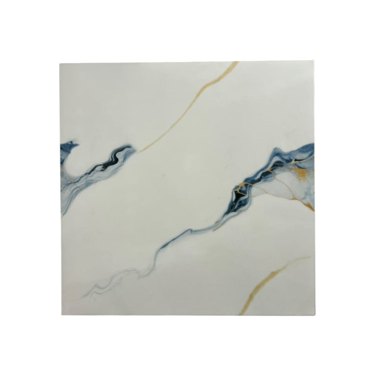 50 CM x 50 CM / UNO REC ARRABELA Keramik Lantai Rumah Glossy Blue Dus