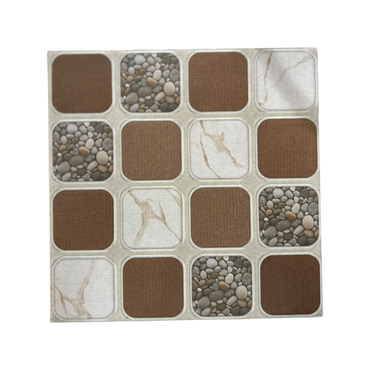 25 CM x 25 CM / UNO FURANO Keramik Lantai Kamar Mandi Matte Beige Dus