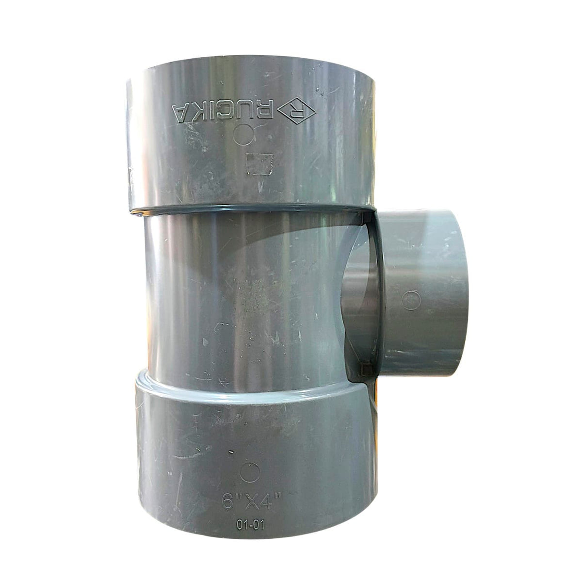 6 IN x 4 IN / RUCIKA D-DT Tee Sambungan Fitting Pipa PVC