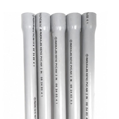2 IN x 4 M / RUCIKA AW Lis Abu Abu Pipa Pralon Paralon PVC Abu Abu Batang