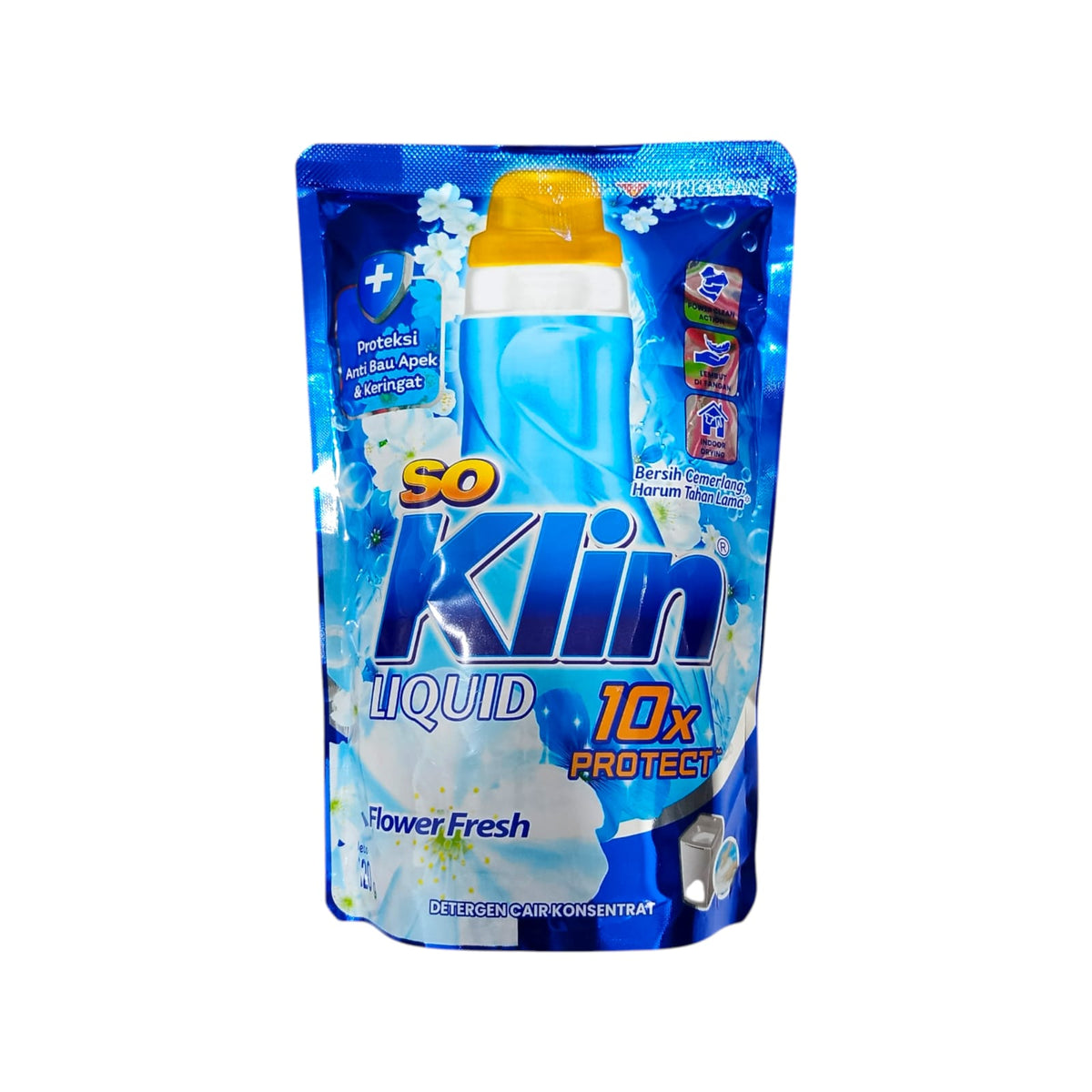 720 G / SOKLIN LIQUID FLOWER FRESH Sabun Cuci Pakaian Pcs