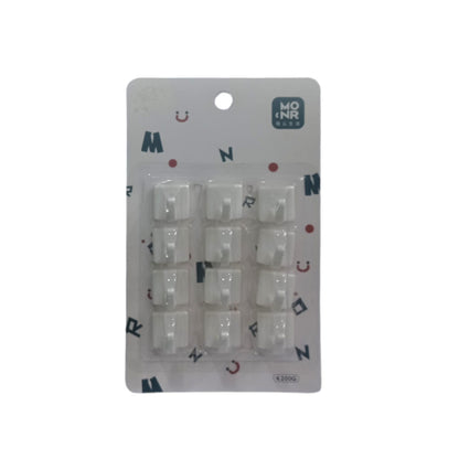MO NR Kapstok Cantel Gantungan Baju Dinding Mini PVC Set