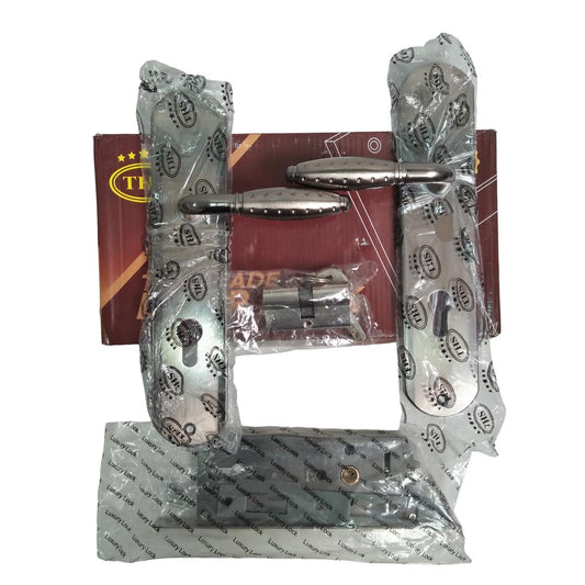 THS 912 SN/BN Handle Door Lock Tarikan Handle Kunci Pintu Besar Set