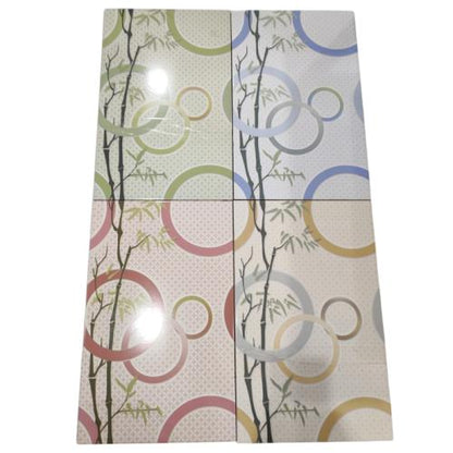 25 CM x 40 CM / UNO OPAL Keramik Dinding Kamar Mandi Glossy Green Dus