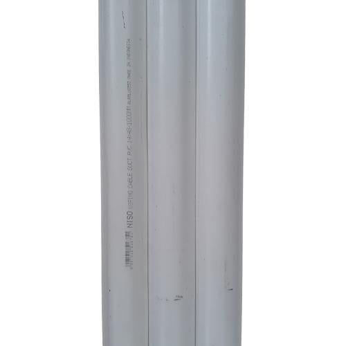 14 MM x 48 MM x 1000 MM / NISO Kabel Ducting Trunking Protector Putih Lantai