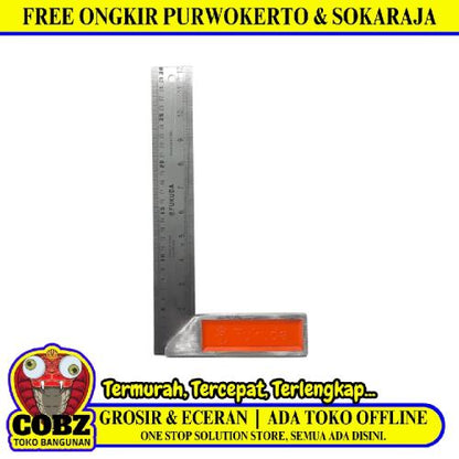 30 CM / FUKUDA Siku Tukang Pasekon Penggaris Alat Ukur Angle Ruler
